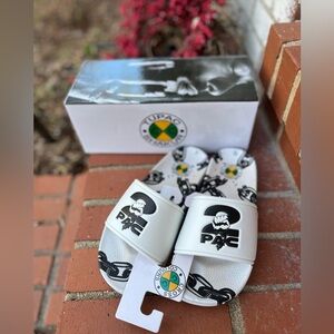 🆕Tupac Shakur Graphic Slide Sandals